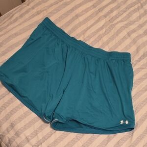 Under Armour Women's Teal Athletic Shorts